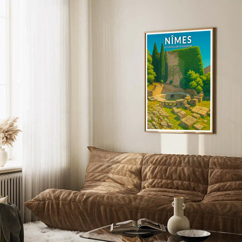 Affiche - Nîmes - Le Castellum Divisorium