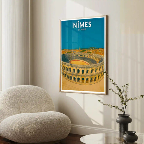 Affiche - Nîmes - Les Arènes