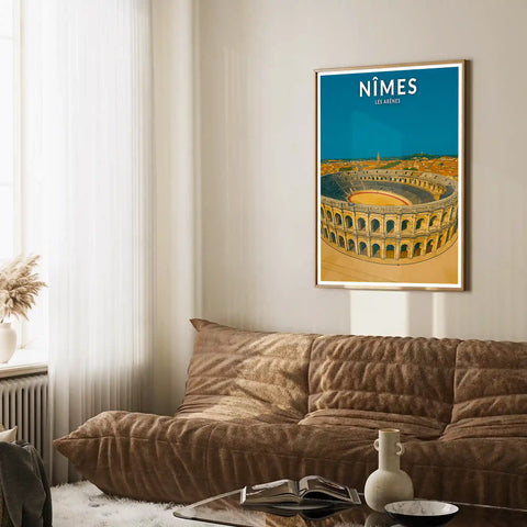 Affiche - Nîmes - Les Arènes