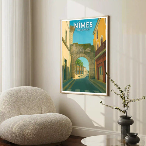 Affiche - Nîmes - Porte de France