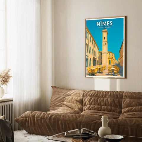 Affiche - Nîmes - Tour de l'Horloge