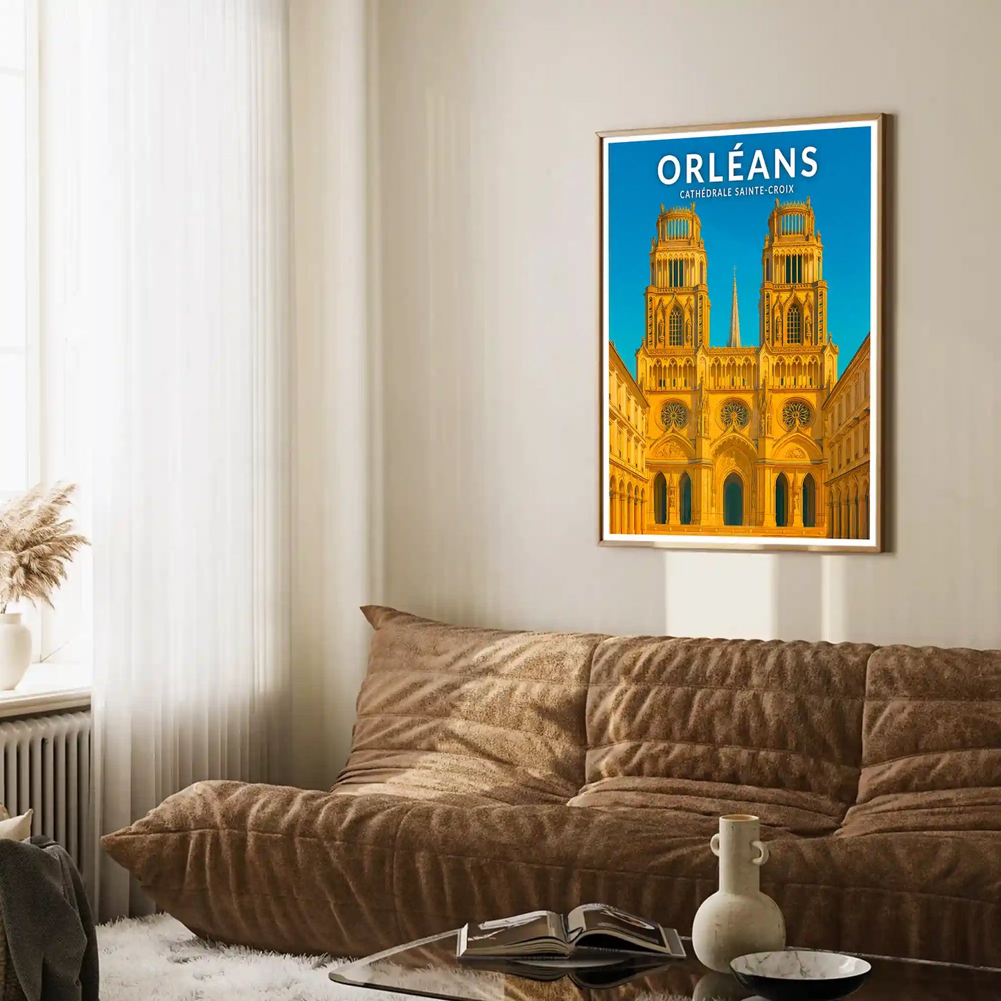 Affiche - Orléans - Cathédrale Sainte-Croix