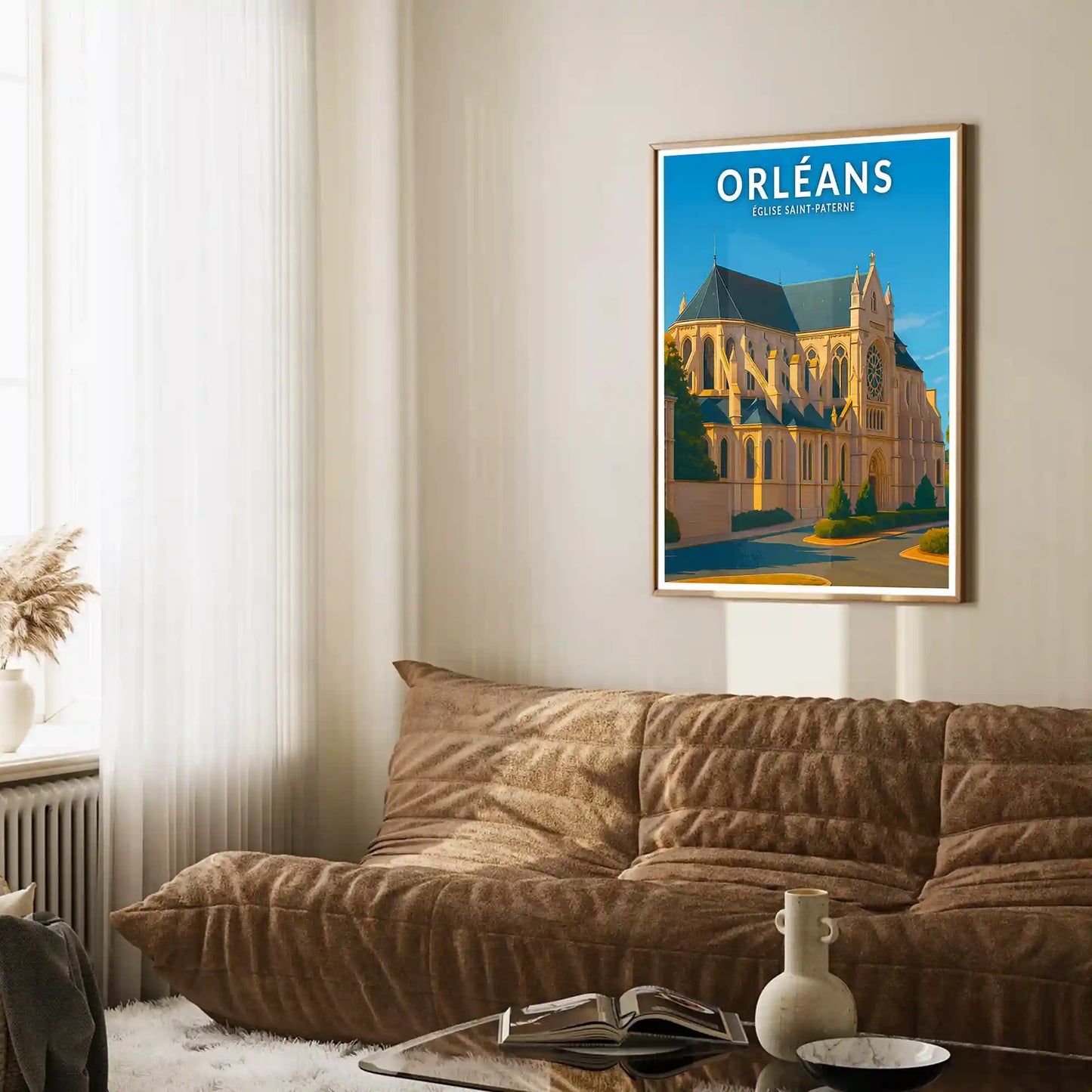 Affiche - Orléans - Église Saint-Paterne