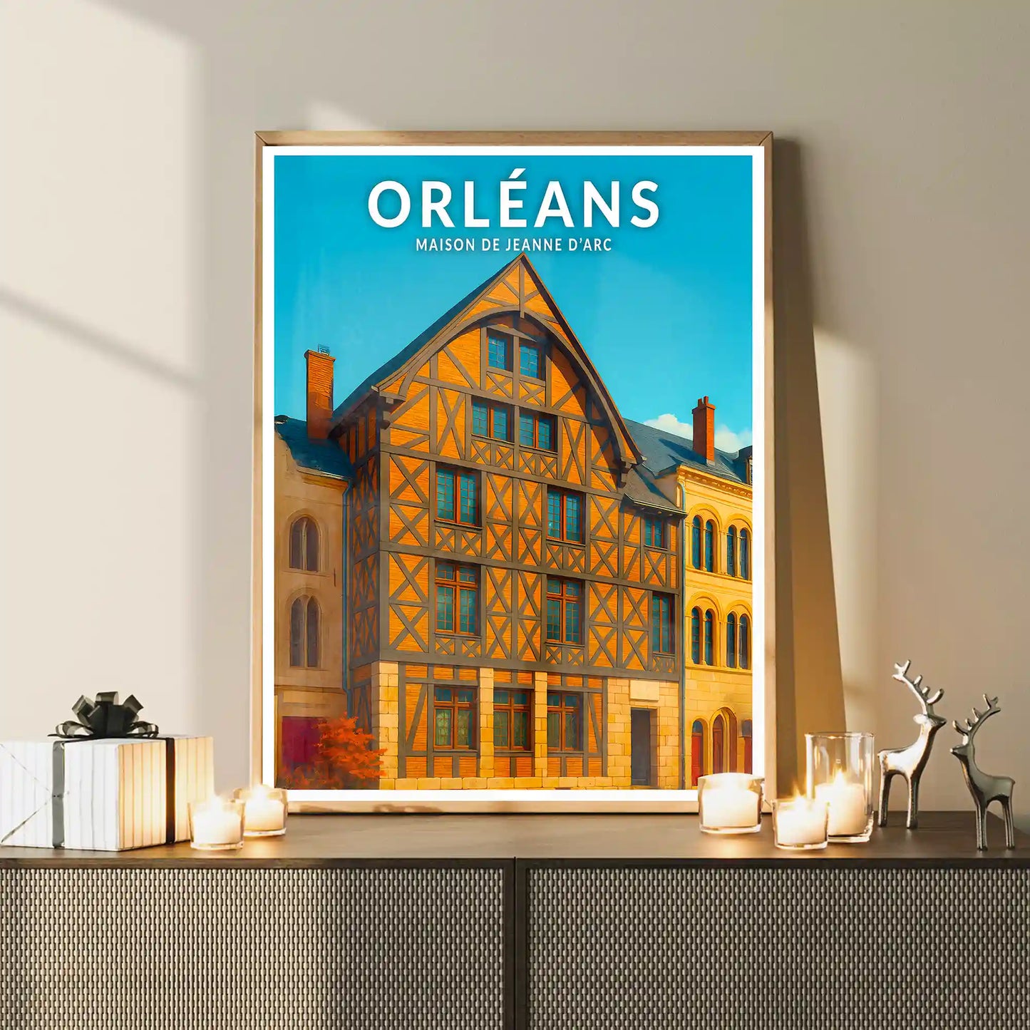 Affiche - Orléans - Maison de Jeanne d'Arc