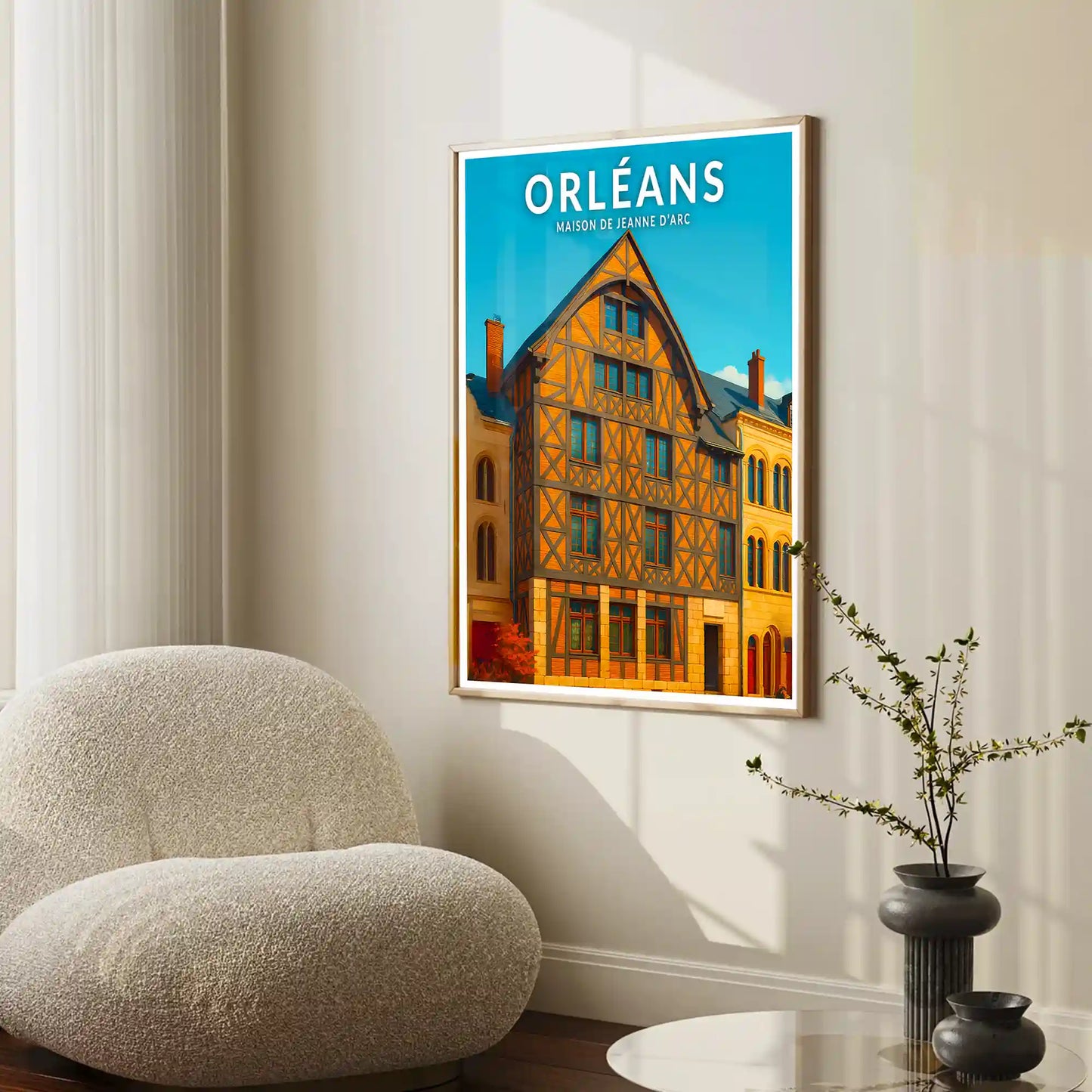 Affiche - Orléans - Maison de Jeanne d'Arc