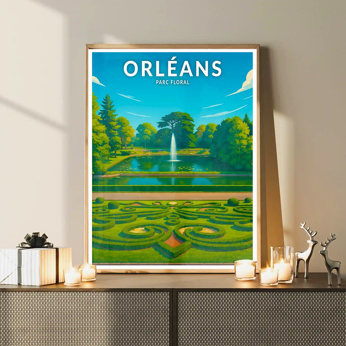Affiche - Orléans - Parc Floral