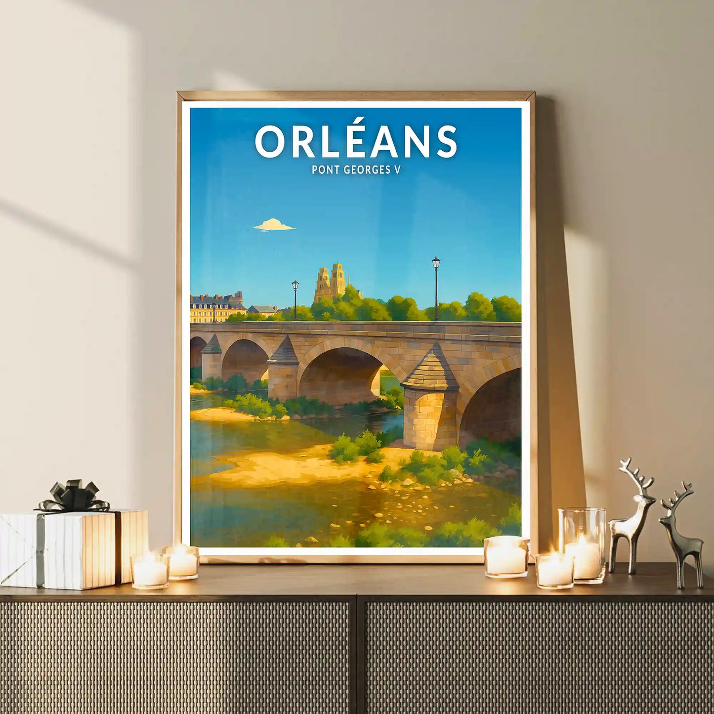 Affiche - Orléans - Pont Georges V