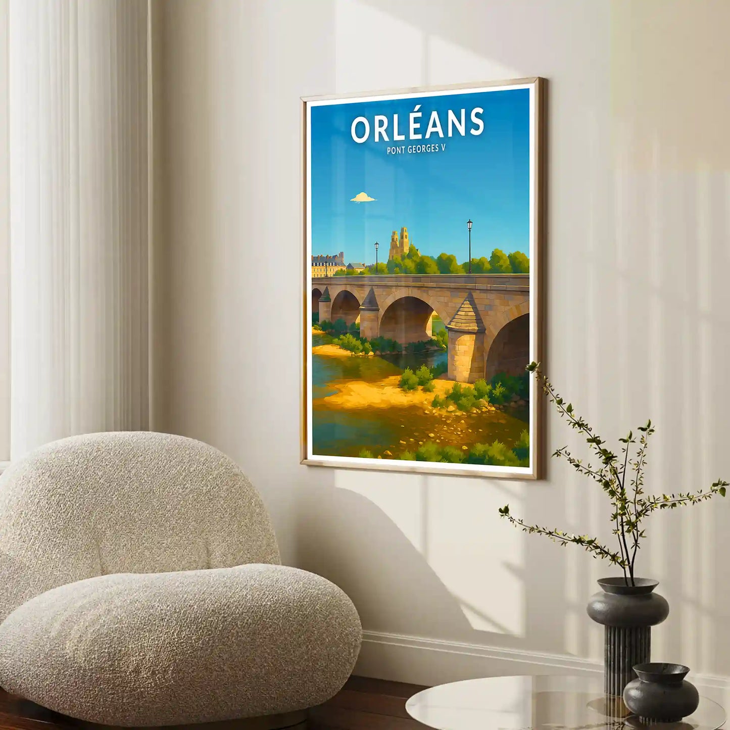 Affiche - Orléans - Pont Georges V