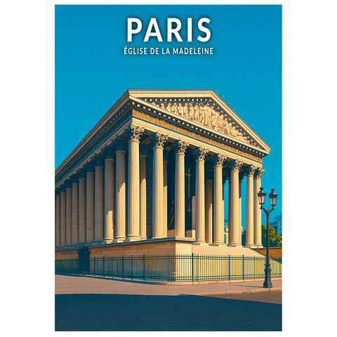 Affiche - Paris - Église de la Madeleine