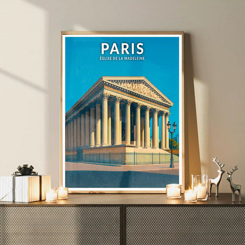Affiche - Paris - Église de la Madeleine