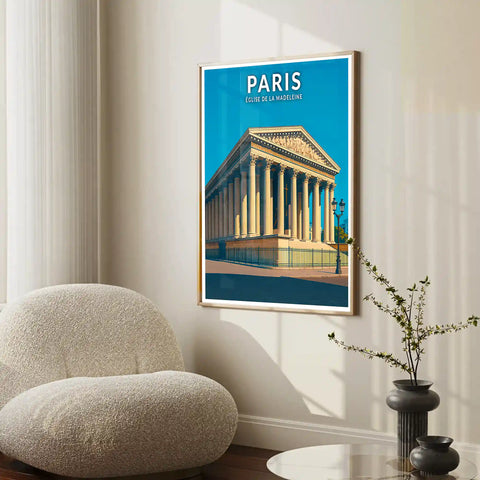 Affiche - Paris - Église de la Madeleine