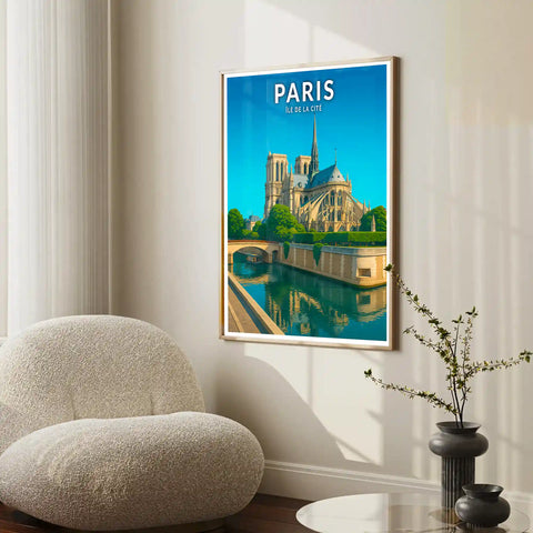 Affiche - Paris - Île de la Cité