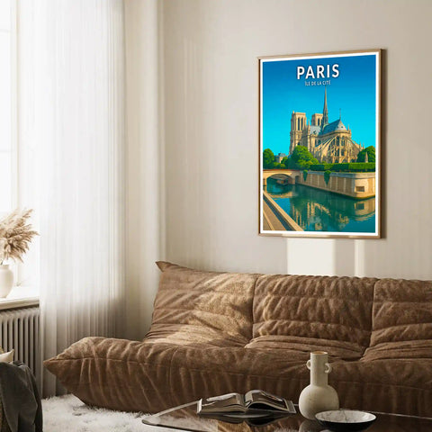 Affiche - Paris - Île de la Cité