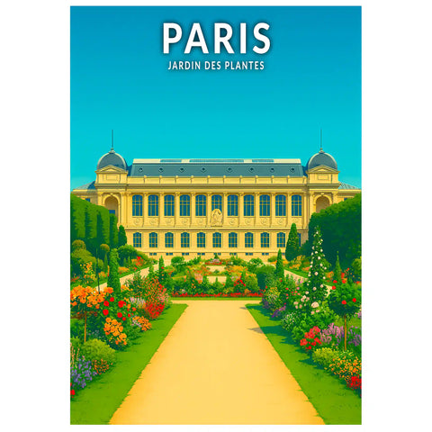 Affiche - Paris - Jardin des Plantes