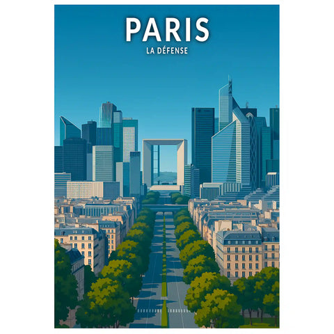 Affiche - Paris - La Défense