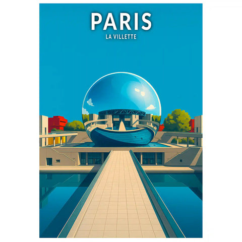 Affiche - Paris - La Villette