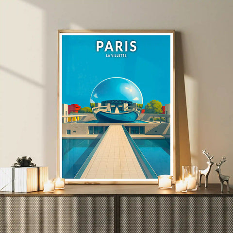Affiche - Paris - La Villette
