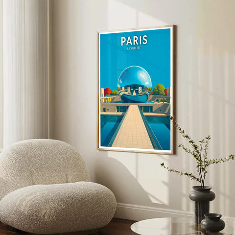 Affiche - Paris - La Villette