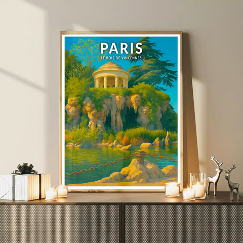 Affiche - Paris - Le Bois de Vincennes