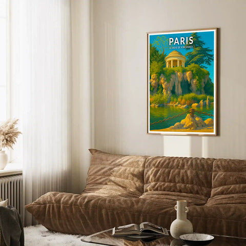 Affiche - Paris - Le Bois de Vincennes