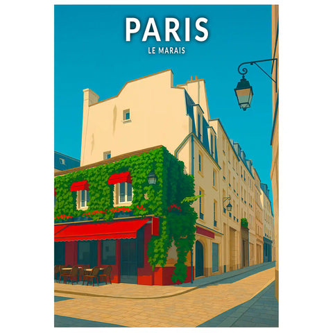 Affiche - Paris - Le Marais