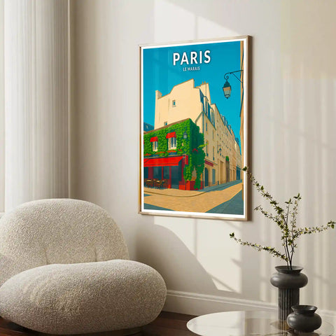 Affiche - Paris - Le Marais