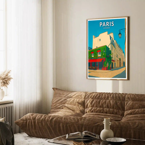 Affiche - Paris - Le Marais