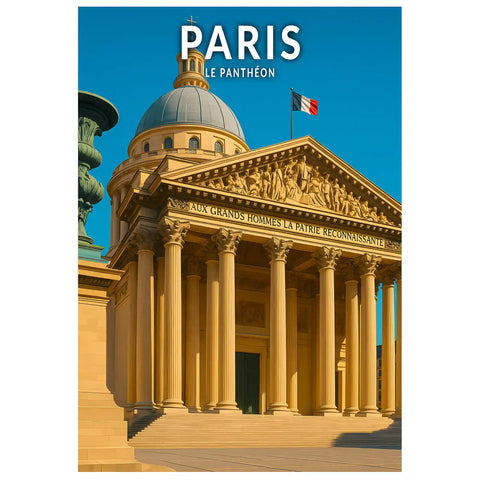Affiche - Paris - Le Panthéon