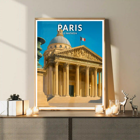Affiche - Paris - Le Panthéon
