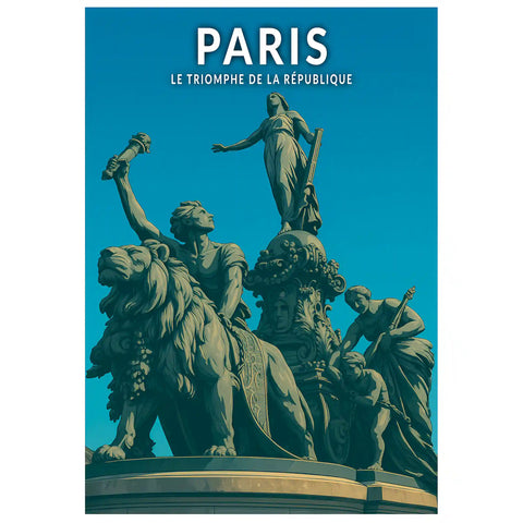 Affiche - Paris - Le Triomphe de la République