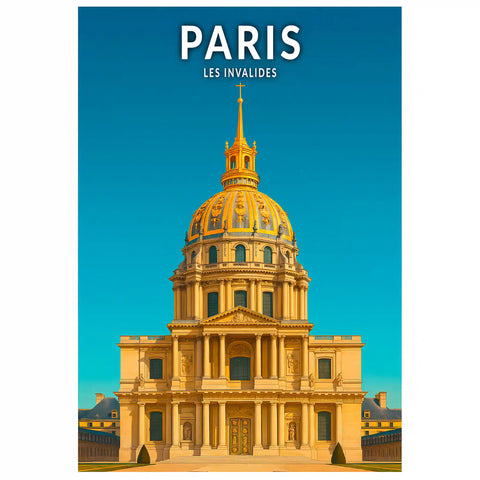 Affiche - Paris - Les Invalides