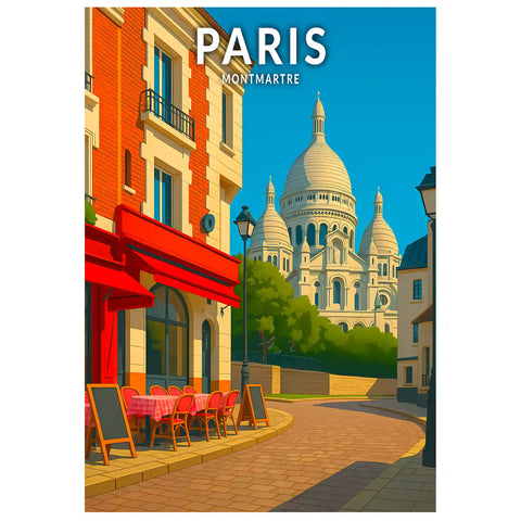 Affiche - Paris - Montmartre
