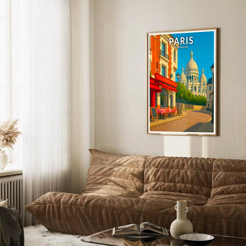 Affiche - Paris - Montmartre