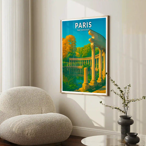 Affiche - Paris - Parc Monceaux