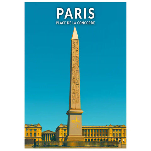 Affiche - Paris - Place de la Concorde