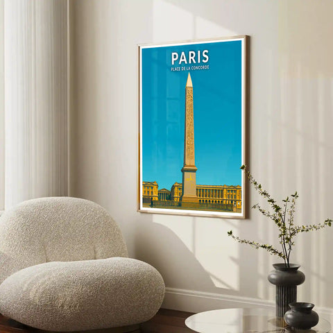 Affiche - Paris - Place de la Concorde