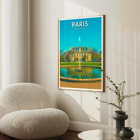 Affiche - Paris - Place d'Italie