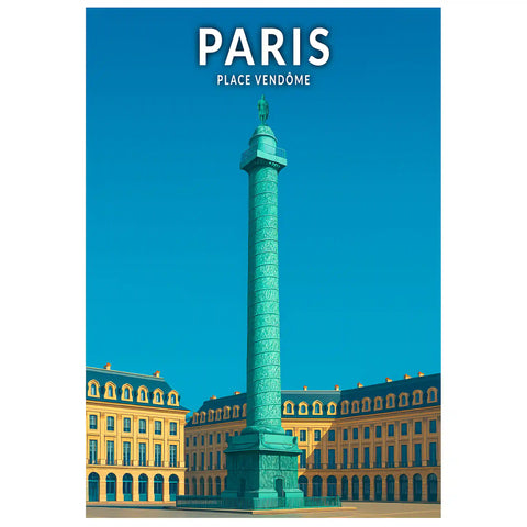 Affiche - Paris - Place Vendôme