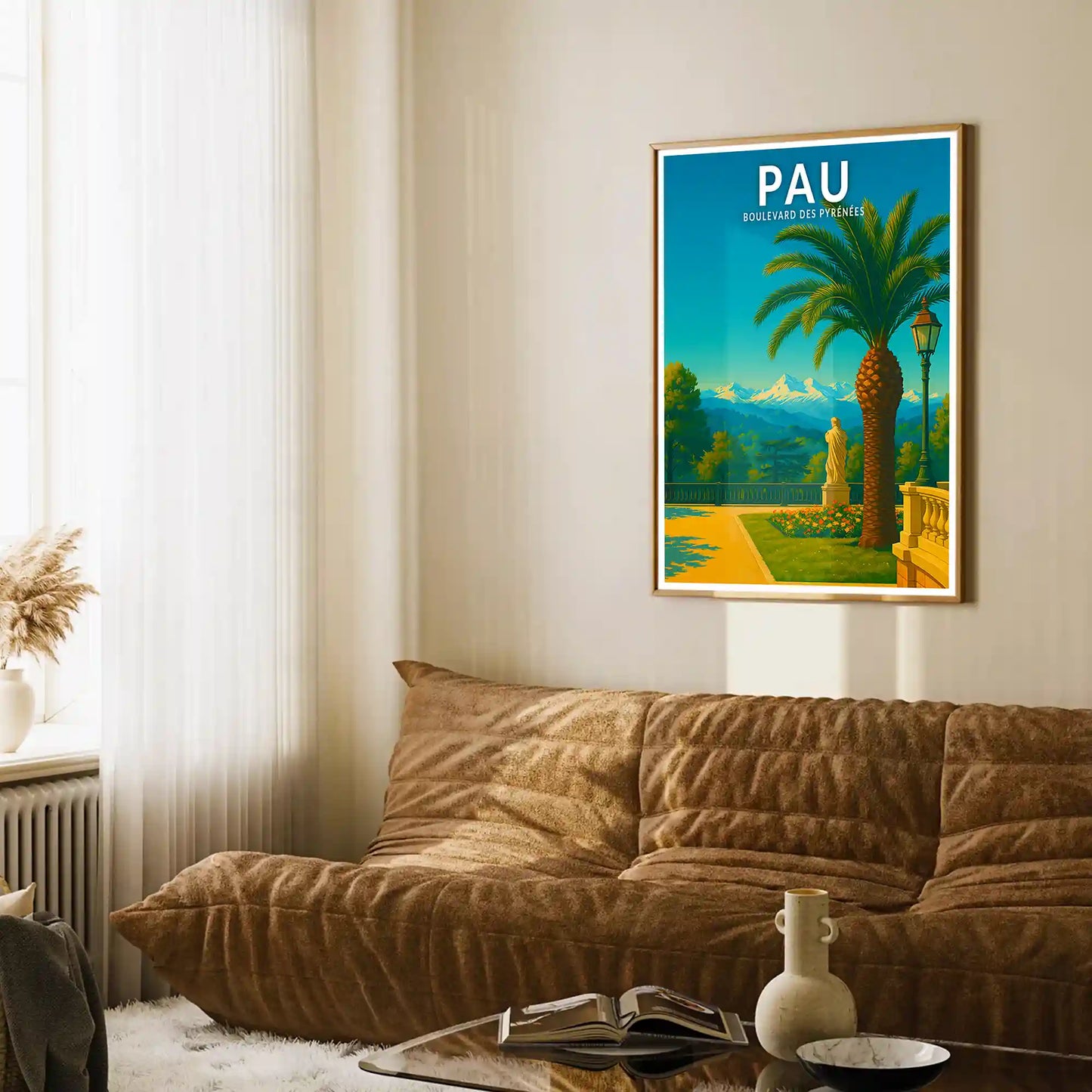 Affiche - Pau - Boulevard des Pyrénées