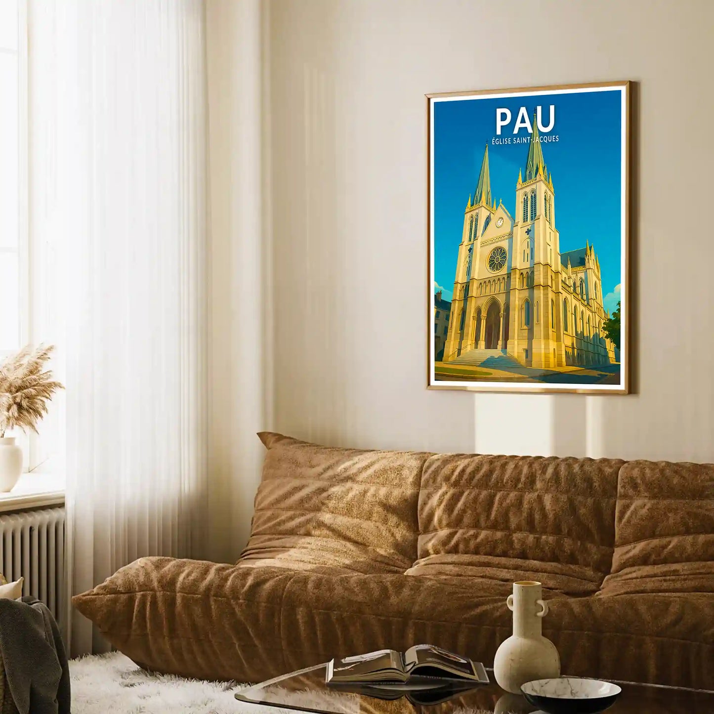 Affiche - Pau - Église Saint-Jacques