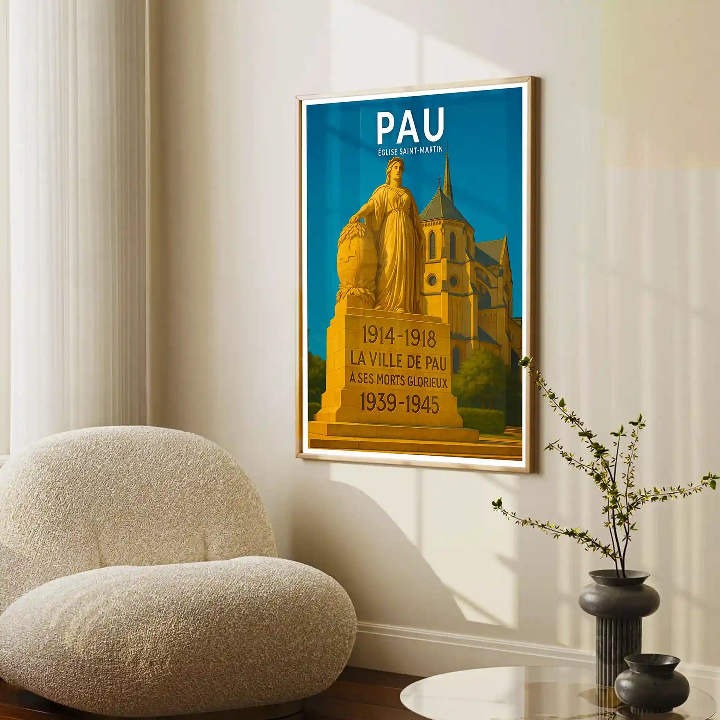 Affiche - Pau - Église Saint-Martin