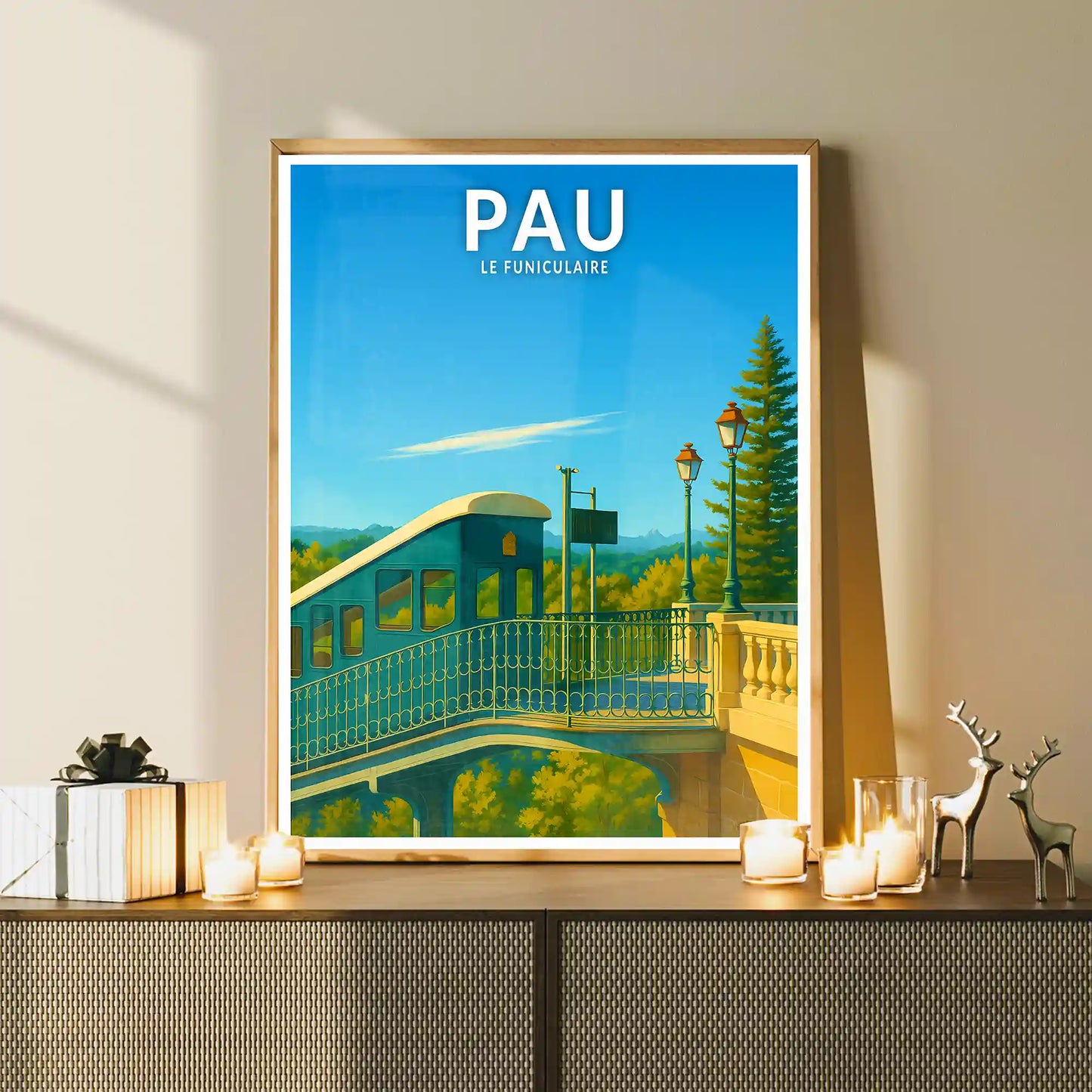 Affiche - Pau - Le Funiculaire