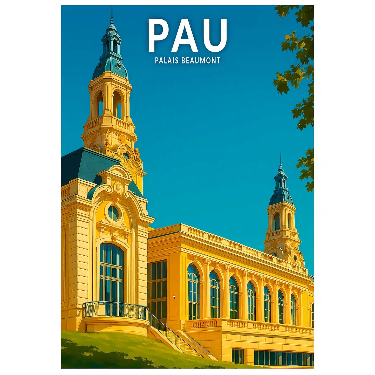 Affiche - Pau - Palais Beaumont