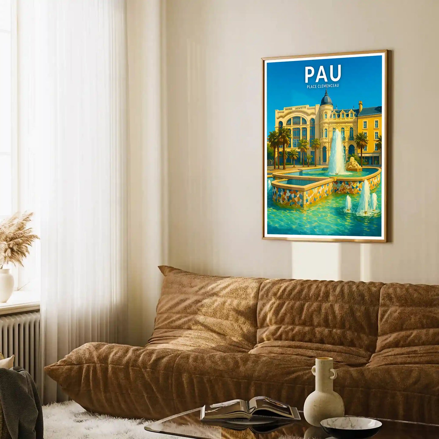 Affiche - Pau - Place Clemenceau