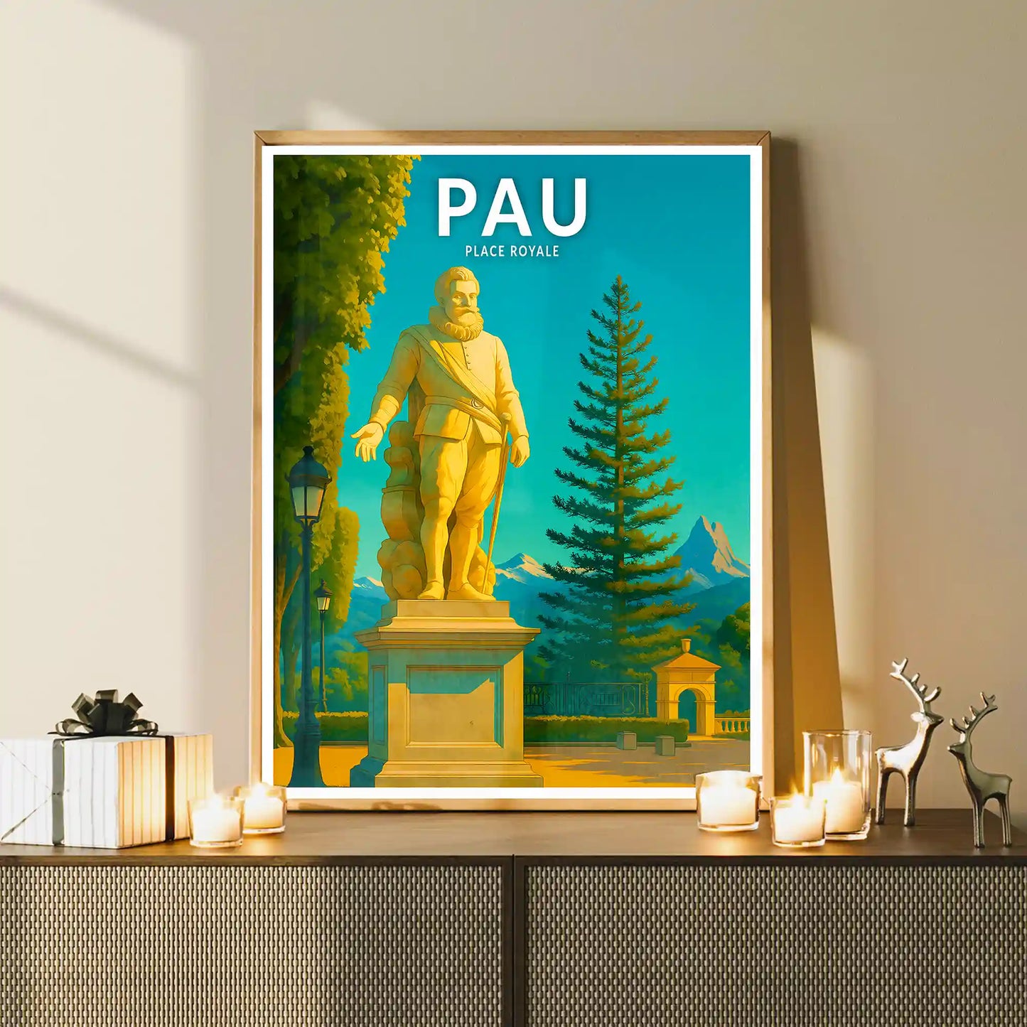 Affiche - Pau - Place Royale