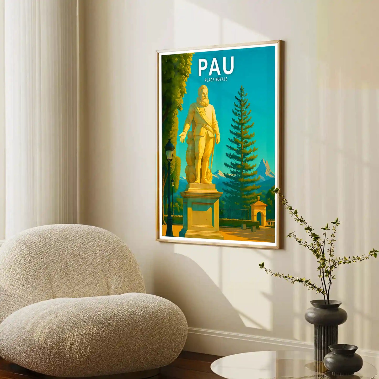 Affiche - Pau - Place Royale