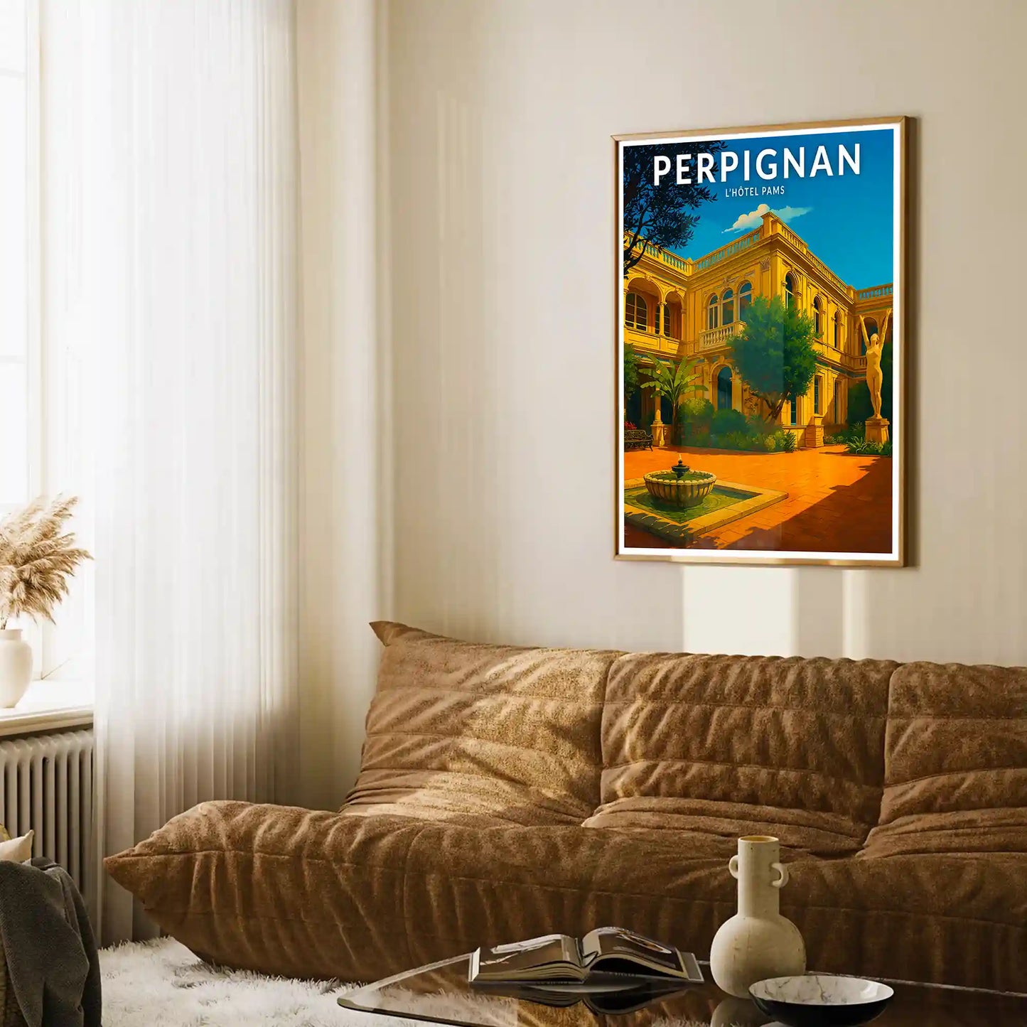 Affiche - Perpignan - L'Hôtel Pams