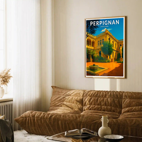 Affiche - Perpignan - L'Hôtel Pams