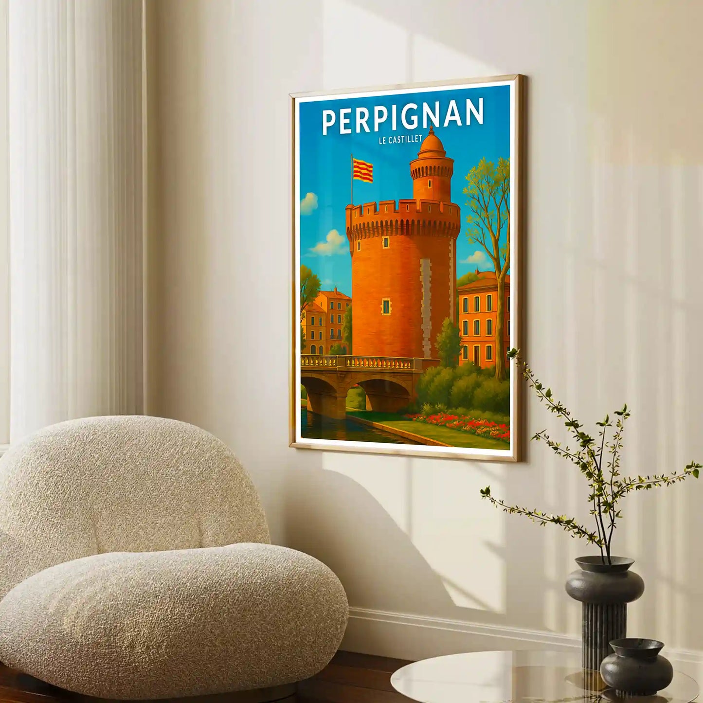 Affiche - Perpignan - Le Castillet