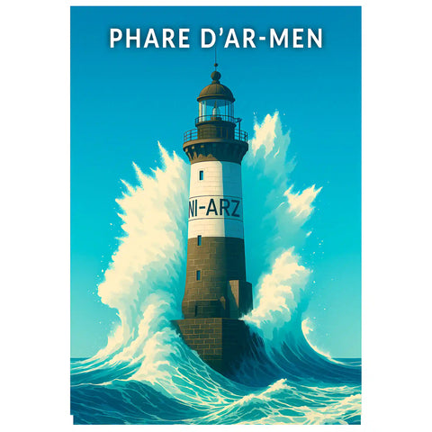Affiche - Phare d'Ar-Men